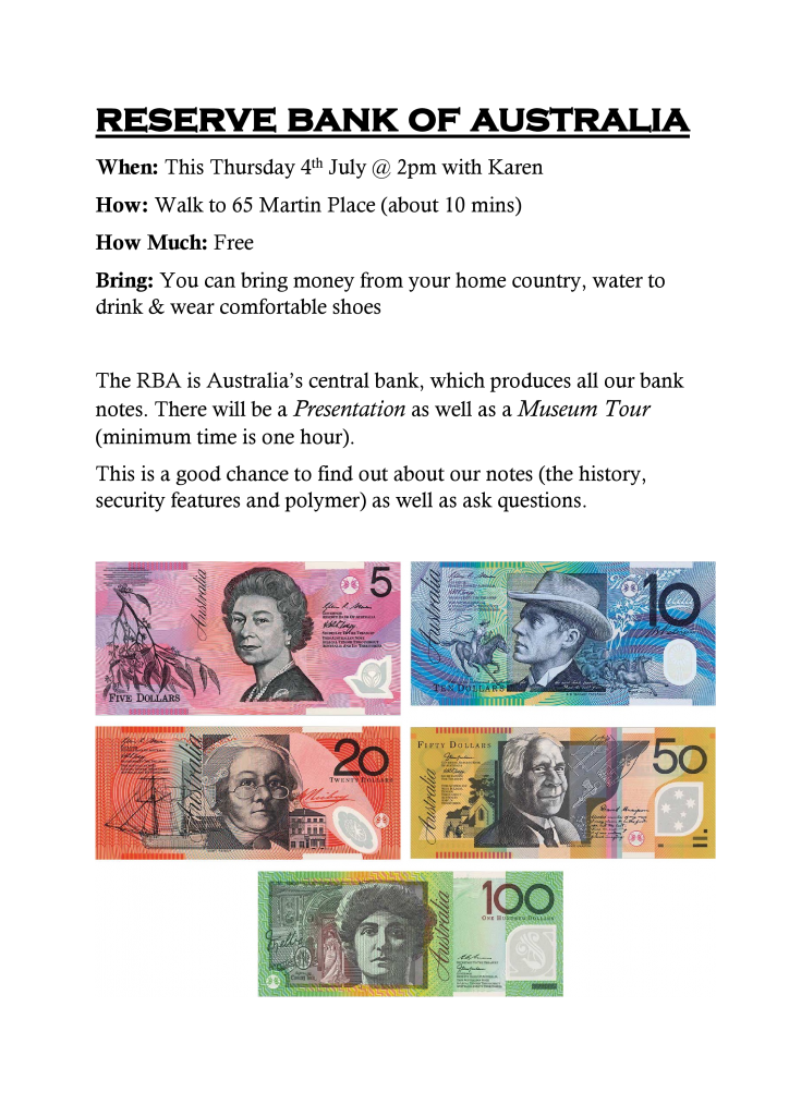 Reserve Bank of Australia MEGA